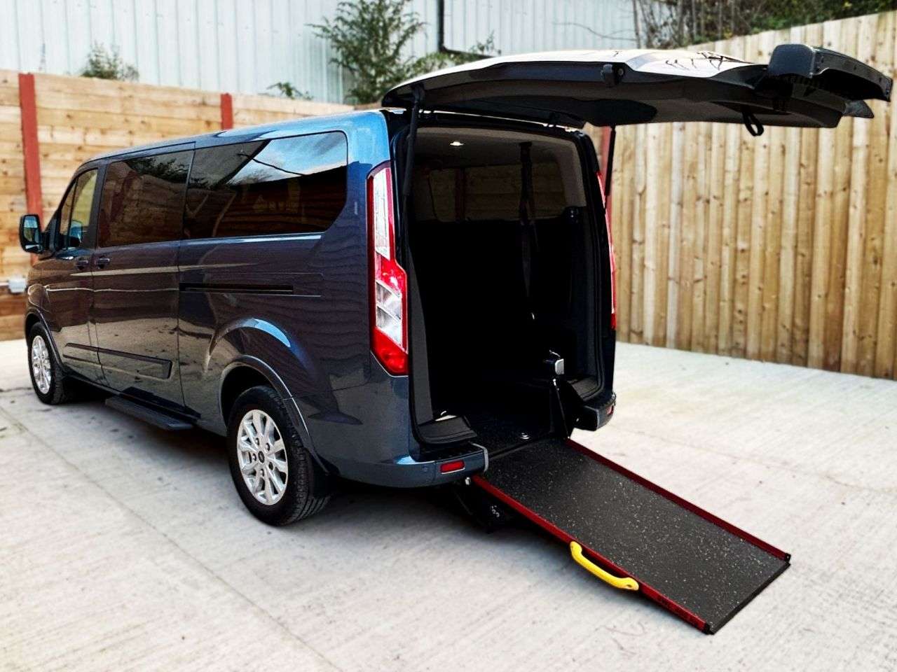 A 2018 FORD TOURNEO CUSTOM L2 LWB 5 Seat Twin Wheelchair Accessible Disabled Access Vehicle WAV A 2018 FORD TOURNEO CUSTOM L2 LWB 5 Seat Twin Wheelchair Accessible Disabled Access Vehicle WAV