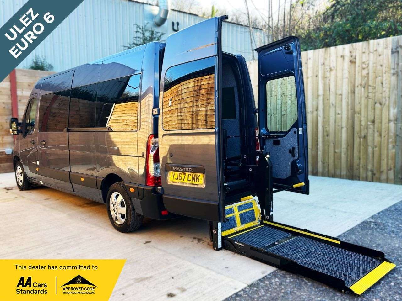 A 2018 RENAULT MASTER LM35 LWB High Roof Wheelchair Accessible Disabled Access Vehicle WAV A 2018 RENAULT MASTER LM35 LWB High Roof Wheelchair Accessible Disabled Access Vehicle WAV