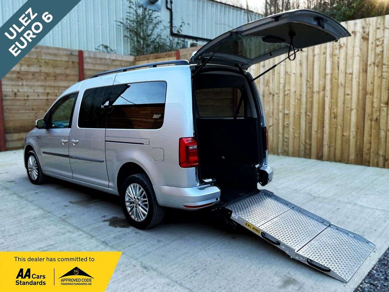 A 2019 VOLKSWAGEN CADDY MAXI LIFE 4 Seat Auto Wheelchair Accessible Disabled Access Vehicle WAV A 2019 VOLKSWAGEN CADDY MAXI LIFE 4 Seat Auto Wheelchair Accessible Disabled Access Vehicle WAV