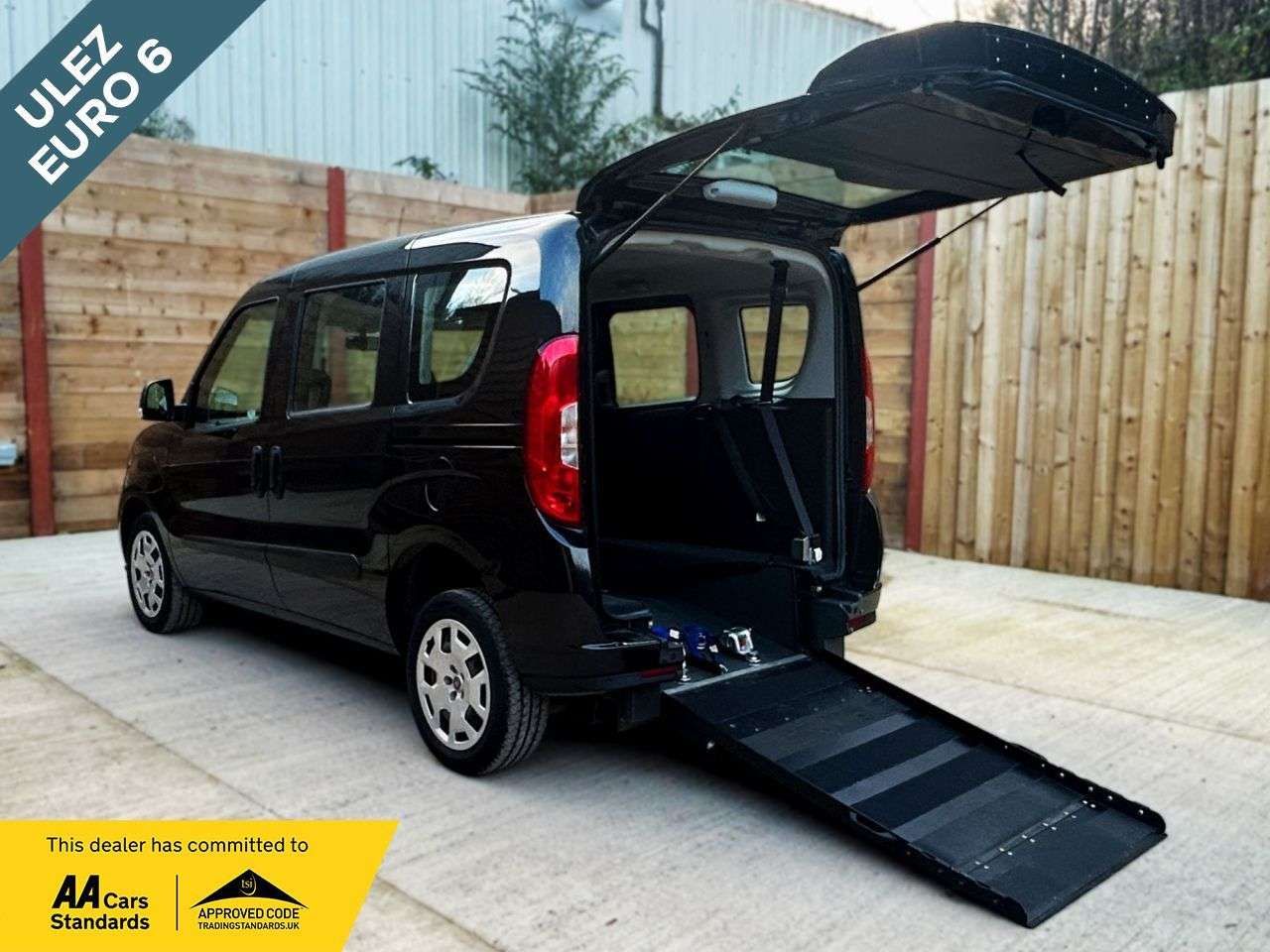 A 2019 FIAT DOBLO 2 Seat Wheelchair Accessible Disabled Access Vehicle WAV A 2019 FIAT DOBLO 2 Seat Wheelchair Accessible Disabled Access Vehicle WAV