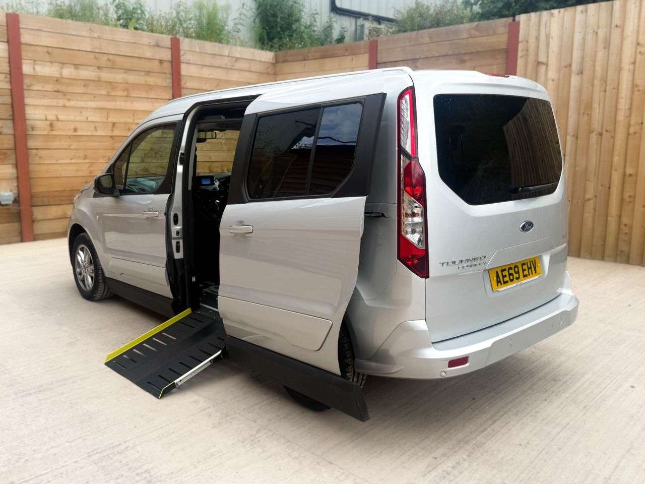 A 2019 FORD GRAND TOURNEO CONNECT 3 Seat Side Entry Passenger Up Front Wheelchair Accessible Vehicle A 2019 FORD GRAND TOURNEO CONNECT 3 Seat Side Entry Passenger Up Front Wheelchair Accessible Vehicle
