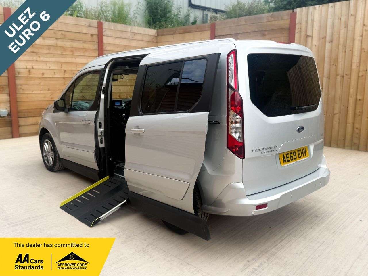 A 2019 FORD GRAND TOURNEO CONNECT 3 Seat Side Entry Passenger Up Front Wheelchair Accessible Vehicle A 2019 FORD GRAND TOURNEO CONNECT 3 Seat Side Entry Passenger Up Front Wheelchair Accessible Vehicle