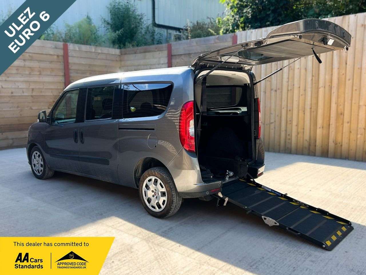 A 2019 FIAT DOBLO L2 LWB 5 Seat Wheelchair Accessible Disabled Access Vehicle WAV A 2019 FIAT DOBLO L2 LWB 5 Seat Wheelchair Accessible Disabled Access Vehicle WAV