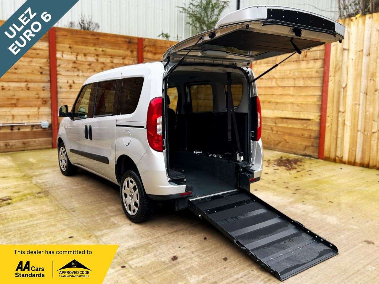 A 2019 FIAT DOBLO 3 Seat Petrol Wheelchair Accessible Disabled Access Vehicle WAV A 2019 FIAT DOBLO 3 Seat Petrol Wheelchair Accessible Disabled Access Vehicle WAV