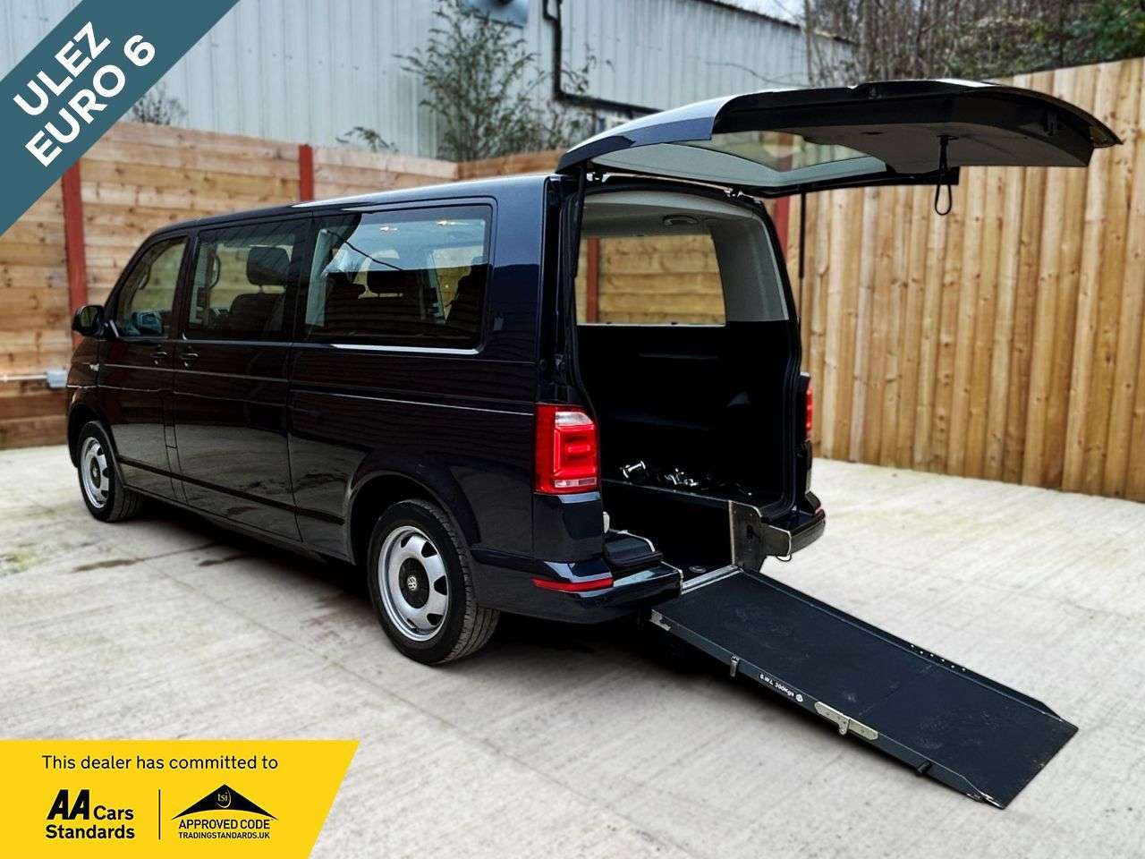 A 2018 VOLKSWAGEN TRANSPORTER LWB Auto Twin Wheelchair Accessible Disabled Access Vehicle WAV A 2018 VOLKSWAGEN TRANSPORTER LWB Auto Twin Wheelchair Accessible Disabled Access Vehicle WAV