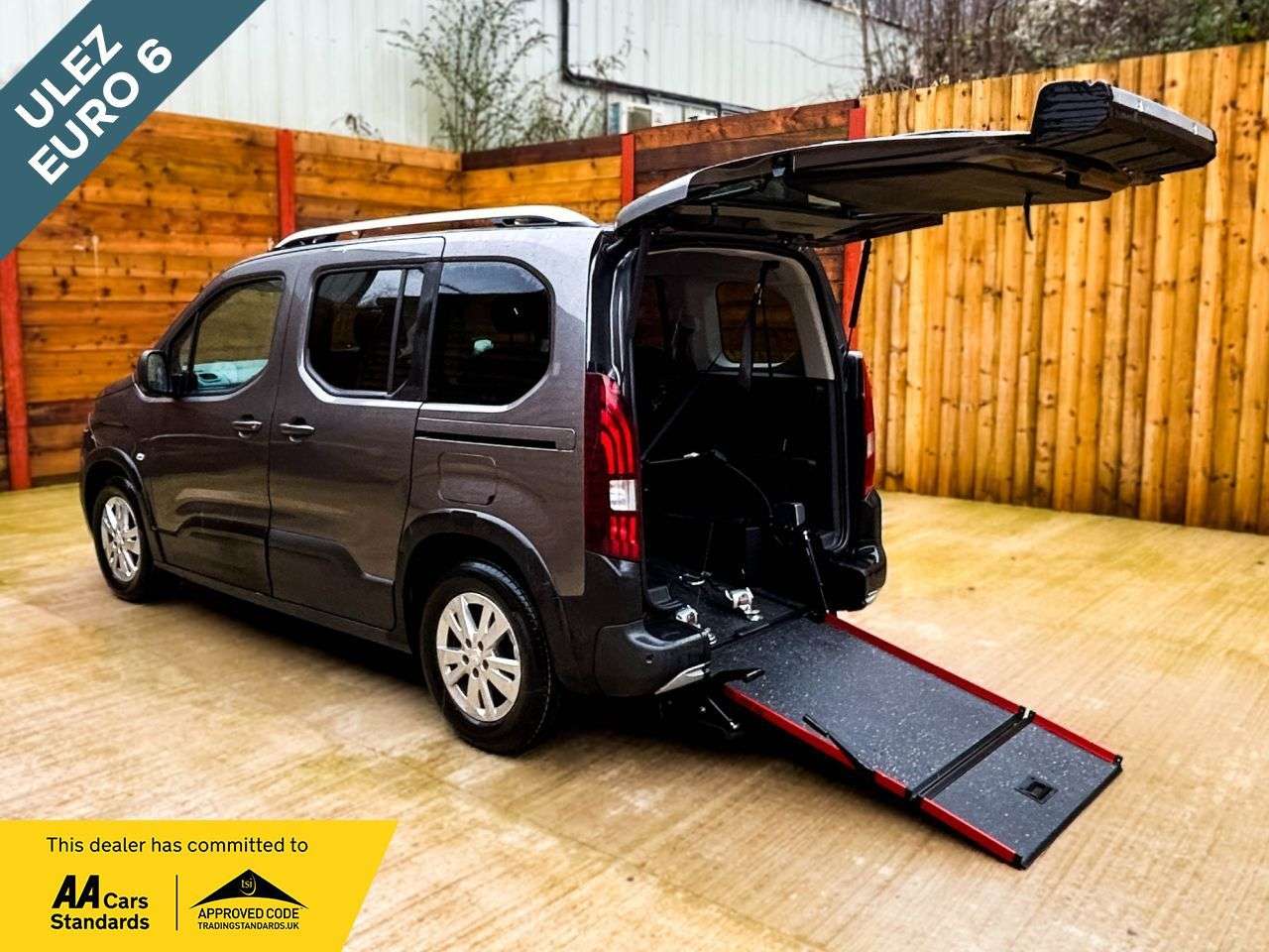 A 2020 PEUGEOT RIFTER 5 Seat Wheelchair Accessible Disabled Access Vehicle WAV A 2020 PEUGEOT RIFTER 5 Seat Wheelchair Accessible Disabled Access Vehicle WAV