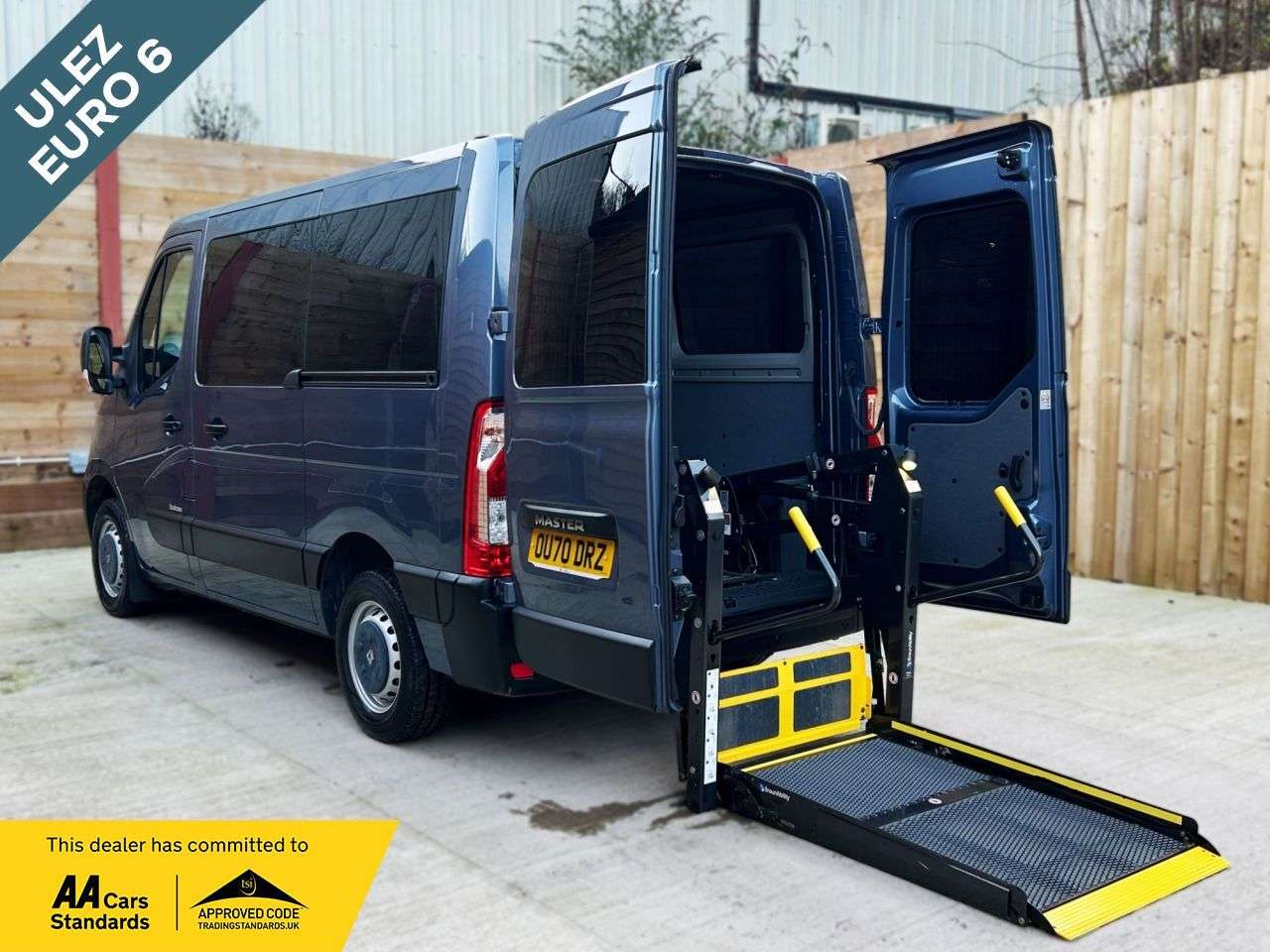 A 2020 RENAULT MASTER 4 Seat Auto Wheelchair Accessible Disabled Access Vehicle WAV A 2020 RENAULT MASTER 4 Seat Auto Wheelchair Accessible Disabled Access Vehicle WAV