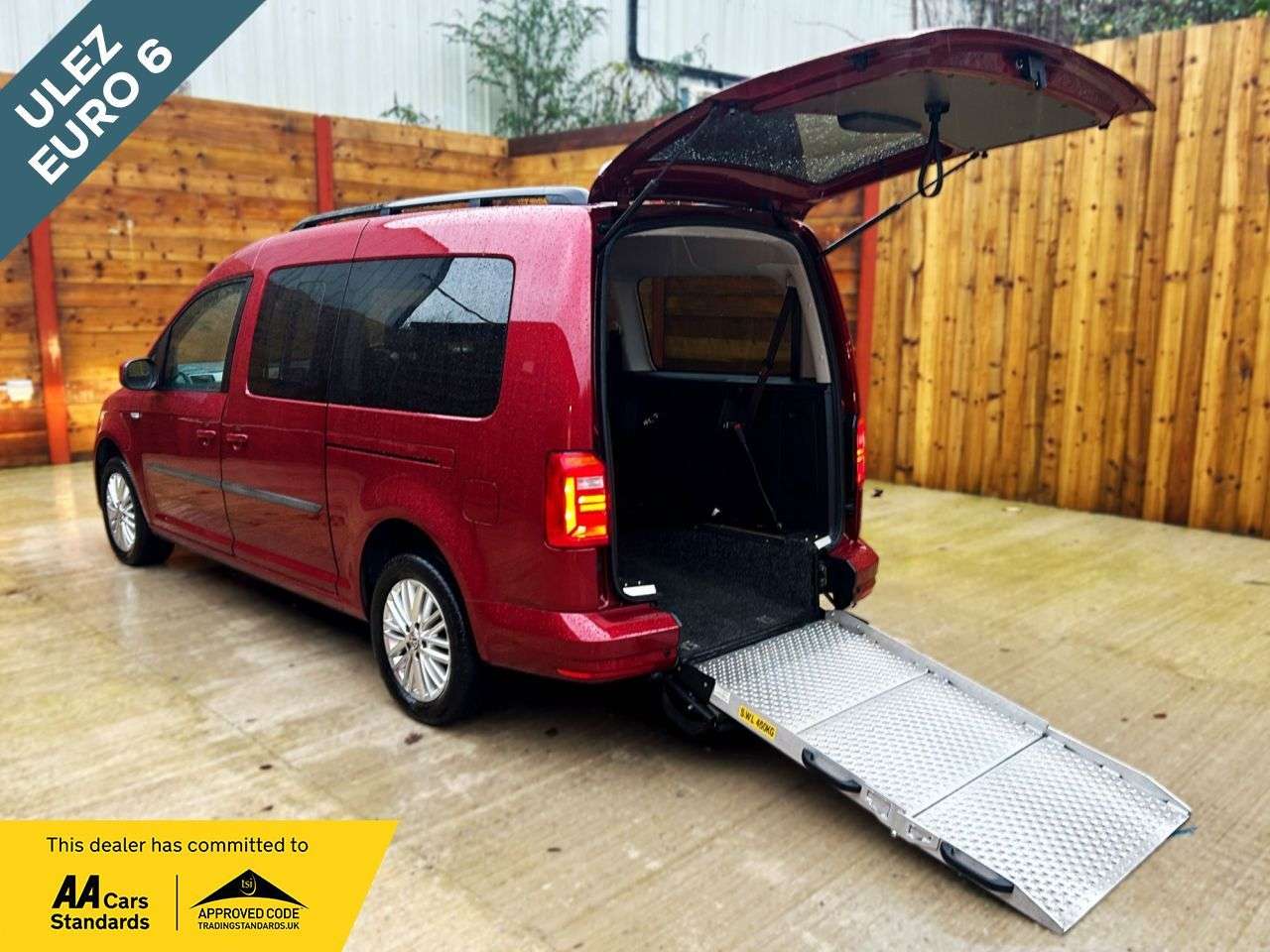 A 2021 VOLKSWAGEN CADDY MAXI 5 Seat Auto Wheelchair Accessible Disabled Access Vehicle WAV A 2021 VOLKSWAGEN CADDY MAXI 5 Seat Auto Wheelchair Accessible Disabled Access Vehicle WAV
