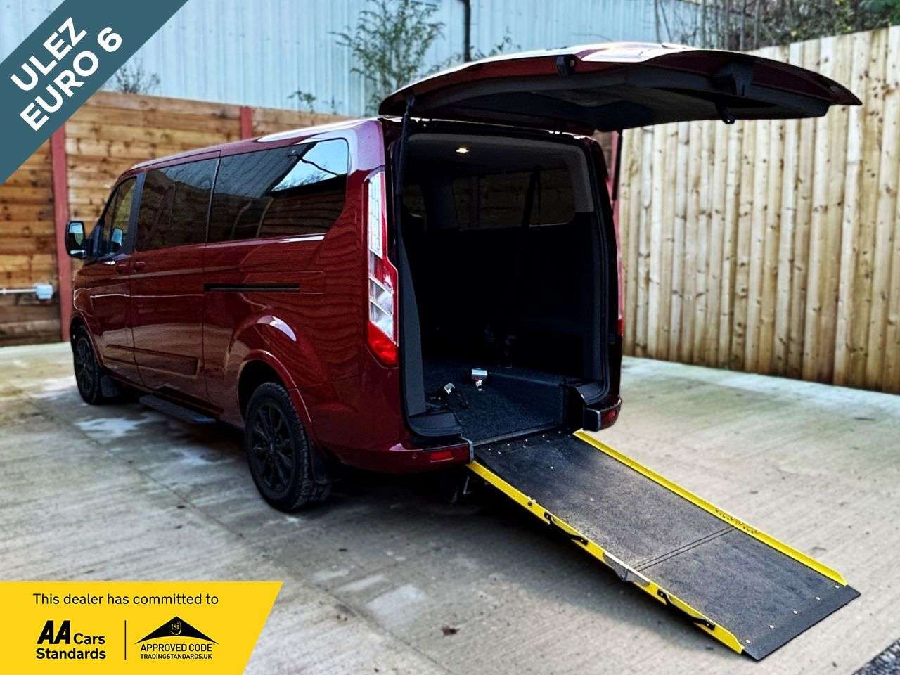 A 2020 FORD TOURNEO CUSTOM L2 LWB 6 Seat Auto Wheelchair Accessible Disabled Access Vehicle WAV A 2020 FORD TOURNEO CUSTOM L2 LWB 6 Seat Auto Wheelchair Accessible Disabled Access Vehicle WAV