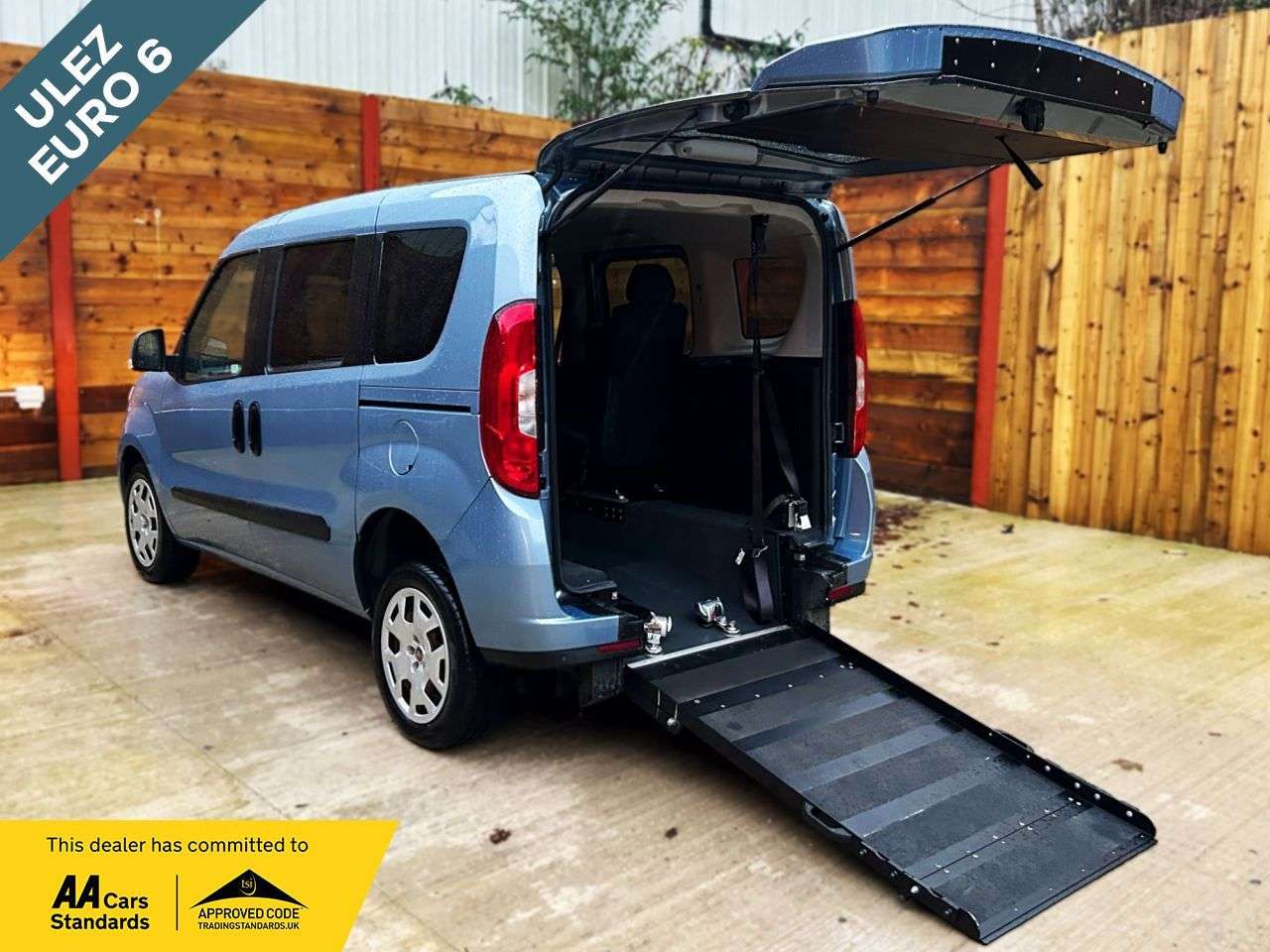 A 2020 FIAT DOBLO 4 Seat Petrol Wheelchair Accessible Disabled Access Vehicle WAV A 2020 FIAT DOBLO 4 Seat Petrol Wheelchair Accessible Disabled Access Vehicle WAV