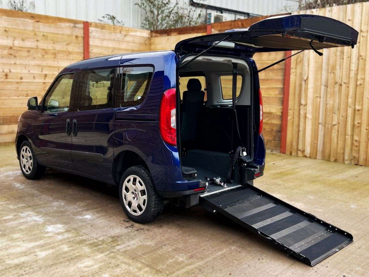 A 2018 FIAT DOBLO 3 Seat Petrol Wheelchair Accessible Disabled Access Vehicle WAV A 2018 FIAT DOBLO 3 Seat Petrol Wheelchair Accessible Disabled Access Vehicle WAV