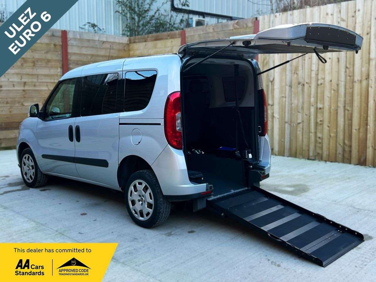 A 2018 FIAT DOBLO 4 Seat Petrol Wheelchair Accessible Disabled Access Vehicle WAV A 2018 FIAT DOBLO 4 Seat Petrol Wheelchair Accessible Disabled Access Vehicle WAV