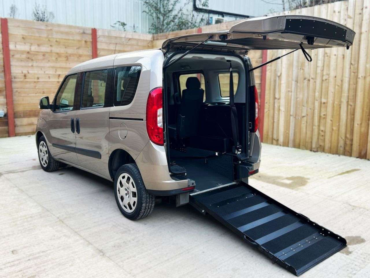A 2019 FIAT DOBLO 4 Seat Petrol Wheelchair Accessible Disabled Access Vehicle WAV A 2019 FIAT DOBLO 4 Seat Petrol Wheelchair Accessible Disabled Access Vehicle WAV
