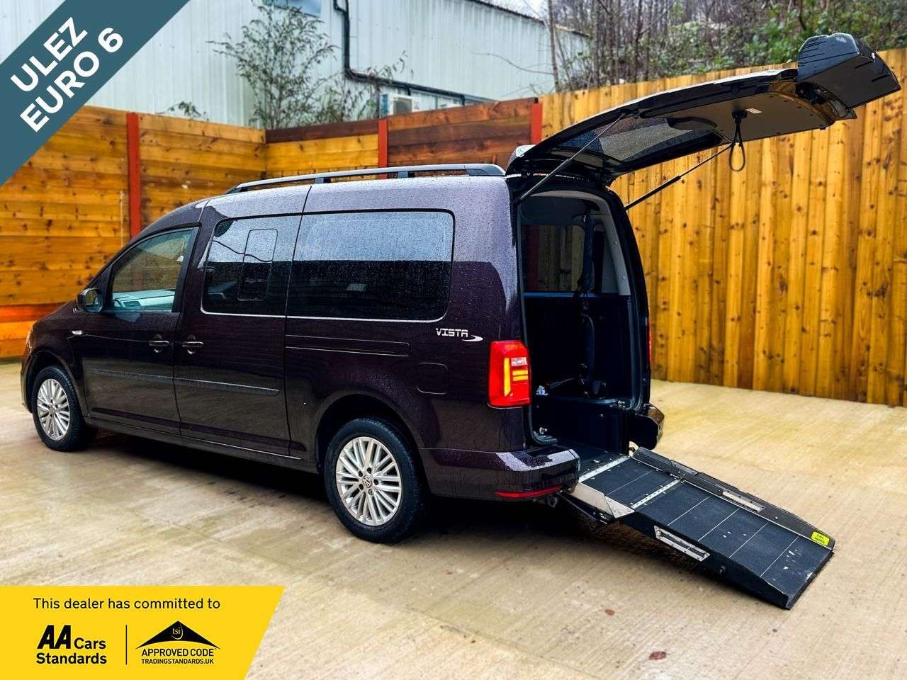 A 2019 VOLKSWAGEN CADDY MAXI LIFE 5 Seat Auto Wheelchair Accessible Disabled Access Vehicle WAV A 2019 VOLKSWAGEN CADDY MAXI LIFE 5 Seat Auto Wheelchair Accessible Disabled Access Vehicle WAV
