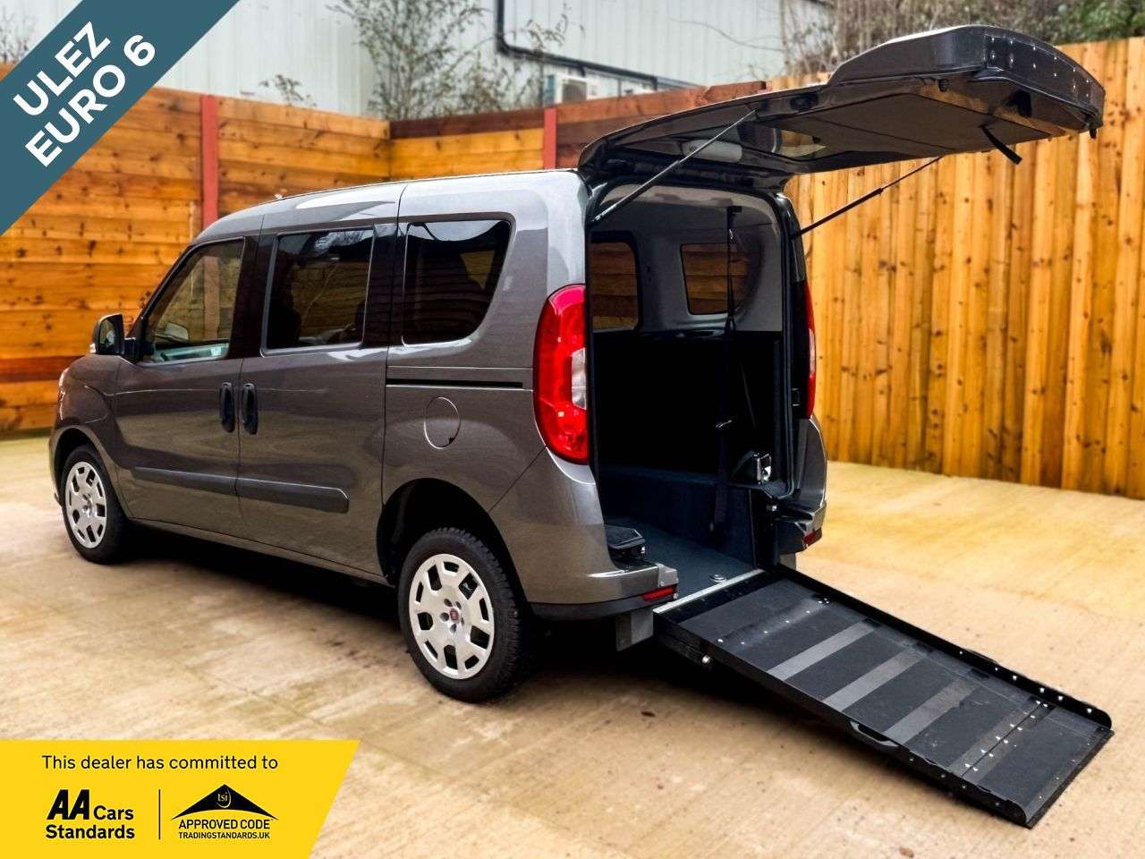 A 2020 FIAT DOBLO 3 Seat Petrol Wheelchair Accessible Disabled Access Vehicle WAV A 2020 FIAT DOBLO 3 Seat Petrol Wheelchair Accessible Disabled Access Vehicle WAV