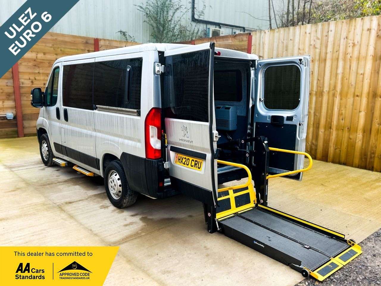 A 2020 PEUGEOT BOXER 3 Seat Wheelchair Accessible Disabled Access Vehicle WAV A 2020 PEUGEOT BOXER 3 Seat Wheelchair Accessible Disabled Access Vehicle WAV