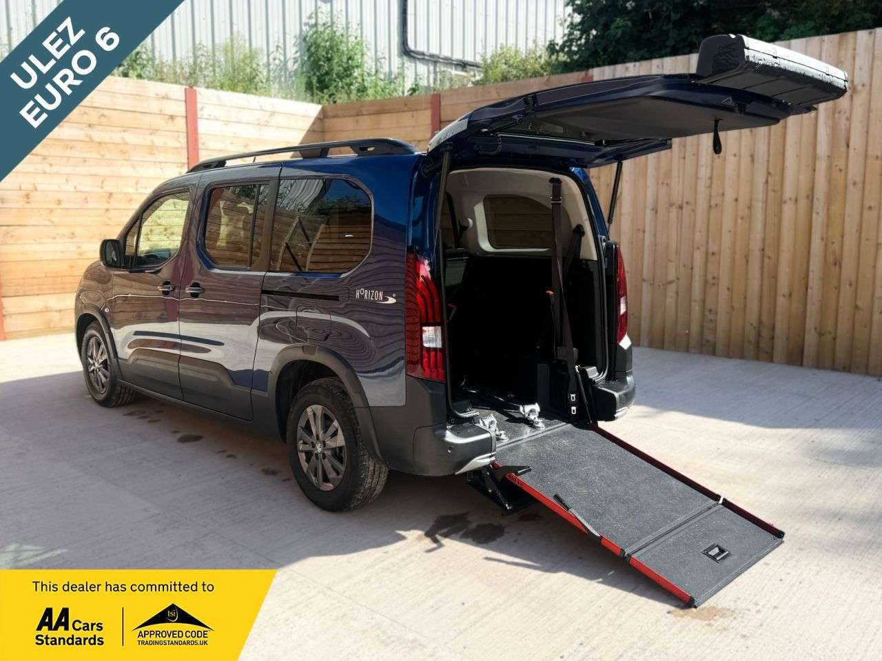 A 2022 PEUGEOT RIFTER L2 LWB 5 Seat Auto Wheelchair Accessible Disabled Access Vehicle WAV A 2022 PEUGEOT RIFTER L2 LWB 5 Seat Auto Wheelchair Accessible Disabled Access Vehicle WAV