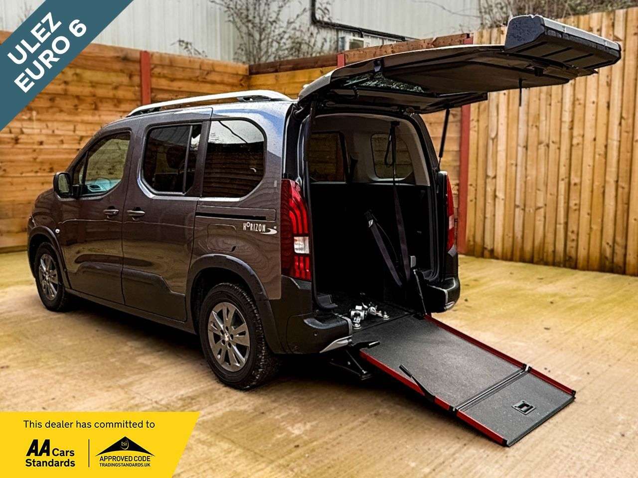 A 2022 PEUGEOT RIFTER 3 Seat Wheelchair Accessible Disabled Access Vehicle WAV A 2022 PEUGEOT RIFTER 3 Seat Wheelchair Accessible Disabled Access Vehicle WAV