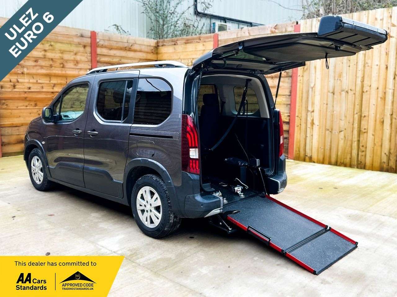 A 2020 PEUGEOT RIFTER 4 Seat Auto Wheelchair Accessible Disabled Access Vehicle WAV A 2020 PEUGEOT RIFTER 4 Seat Auto Wheelchair Accessible Disabled Access Vehicle WAV