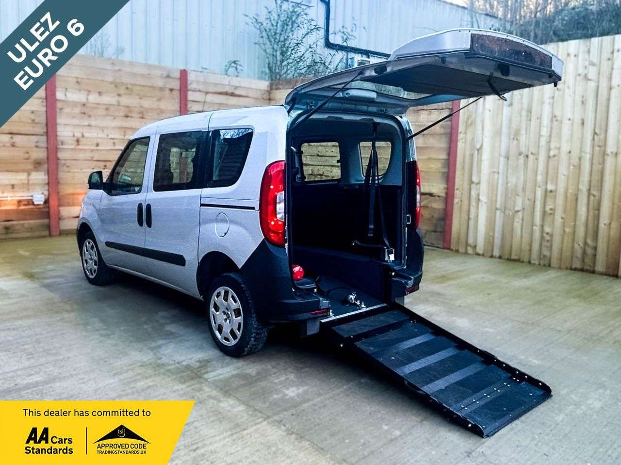 A 2019 FIAT DOBLO 3 Seat Wheelchair Accessible Disabled Access Vehicle WAV A 2019 FIAT DOBLO 3 Seat Wheelchair Accessible Disabled Access Vehicle WAV