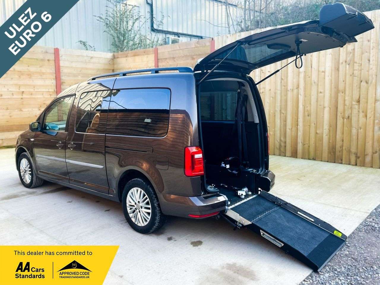 A 2018 VOLKSWAGEN CADDY MAXI LIFE 5 Seat Auto Wheelchair Accessible Disabled Access Vehicle WAV A 2018 VOLKSWAGEN CADDY MAXI LIFE 5 Seat Auto Wheelchair Accessible Disabled Access Vehicle WAV