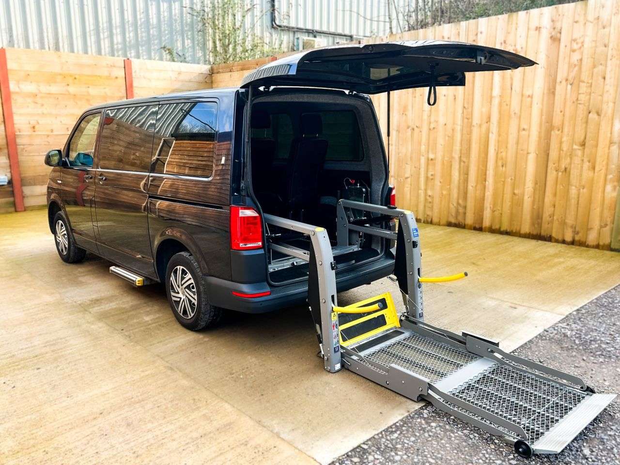 A 2019 VOLKSWAGEN TRANSPORTER 4 Seat Auto Wheelchair Accessible Disabled Access Vehicle WAV A 2019 VOLKSWAGEN TRANSPORTER 4 Seat Auto Wheelchair Accessible Disabled Access Vehicle WAV