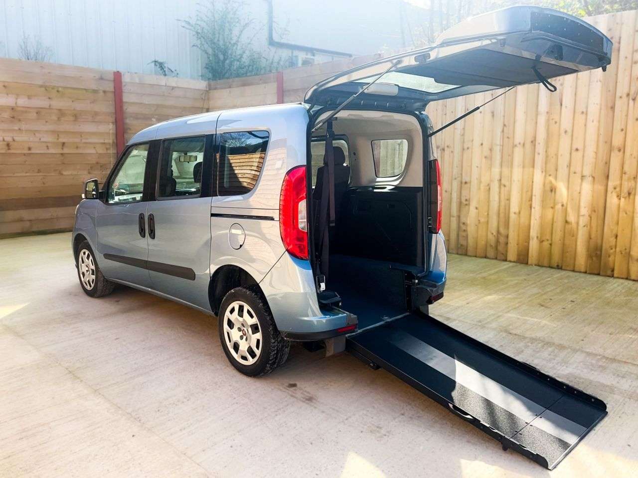 A 2019 FIAT DOBLO 4 Seat Wheelchair Accessible Disabled Access Vehicle WAV A 2019 FIAT DOBLO 4 Seat Wheelchair Accessible Disabled Access Vehicle WAV