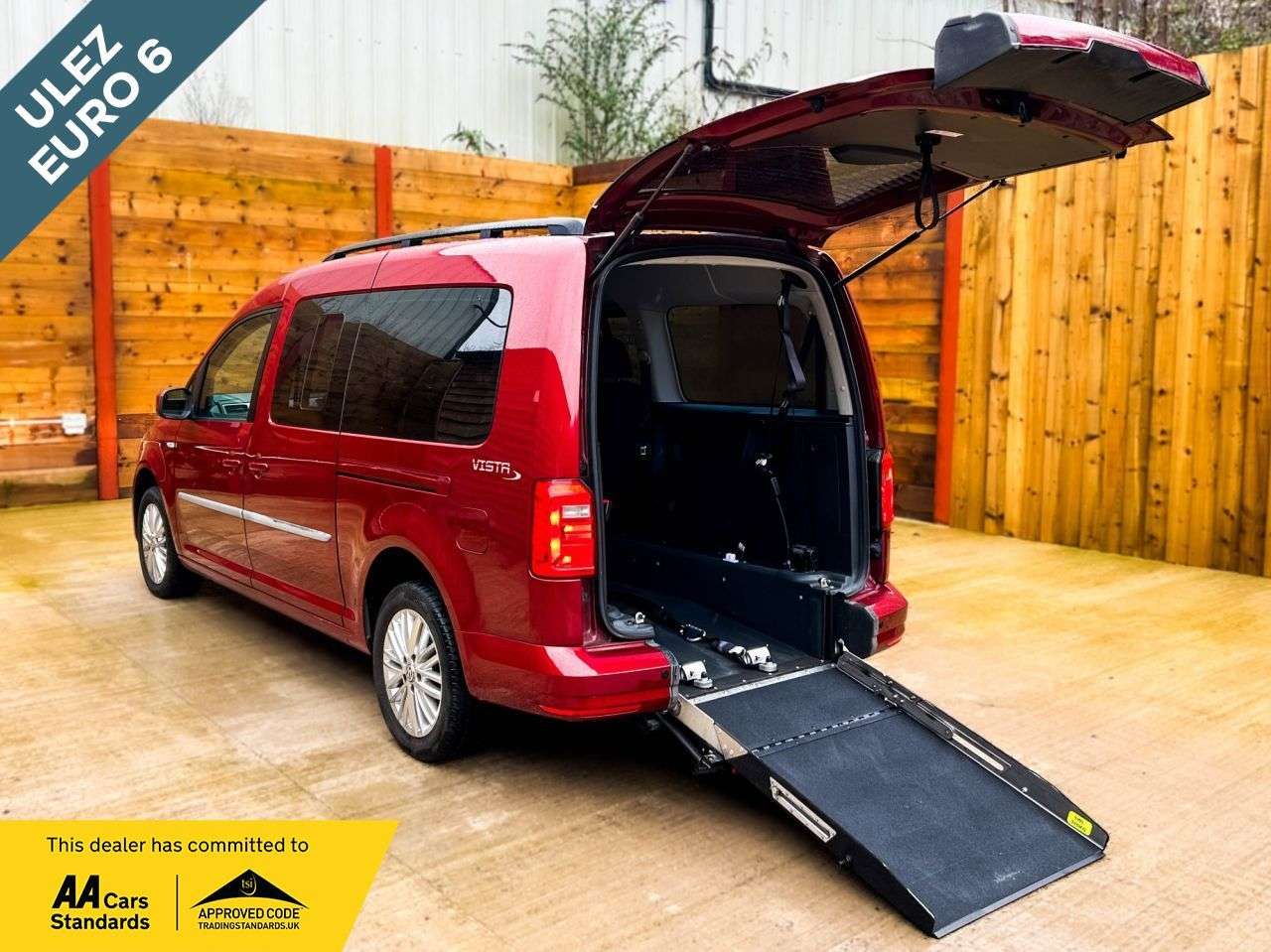 A 2018 VOLKSWAGEN CADDY MAXI LIFE 5 Seat Petrol Wheelchair Accessible Disabled Access Vehicle WAV A 2018 VOLKSWAGEN CADDY MAXI LIFE 5 Seat Petrol Wheelchair Accessible Disabled Access Vehicle WAV