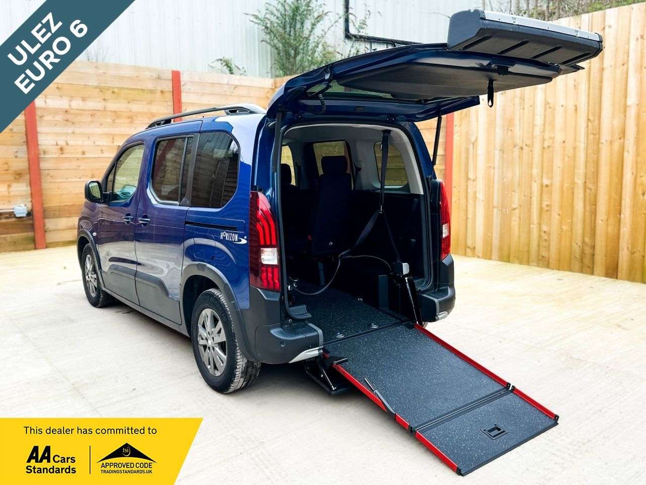 A 2023 PEUGEOT RIFTER 4 Seat Wheelchair Accessible Disabled Access Vehicle WAV A 2023 PEUGEOT RIFTER 4 Seat Wheelchair Accessible Disabled Access Vehicle WAV