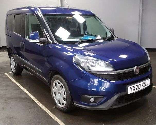 A 2020 FIAT DOBLO 3 Seat Wheelchair Accessible Disabled Access Vehicle WAV A 2020 FIAT DOBLO 3 Seat Wheelchair Accessible Disabled Access Vehicle WAV