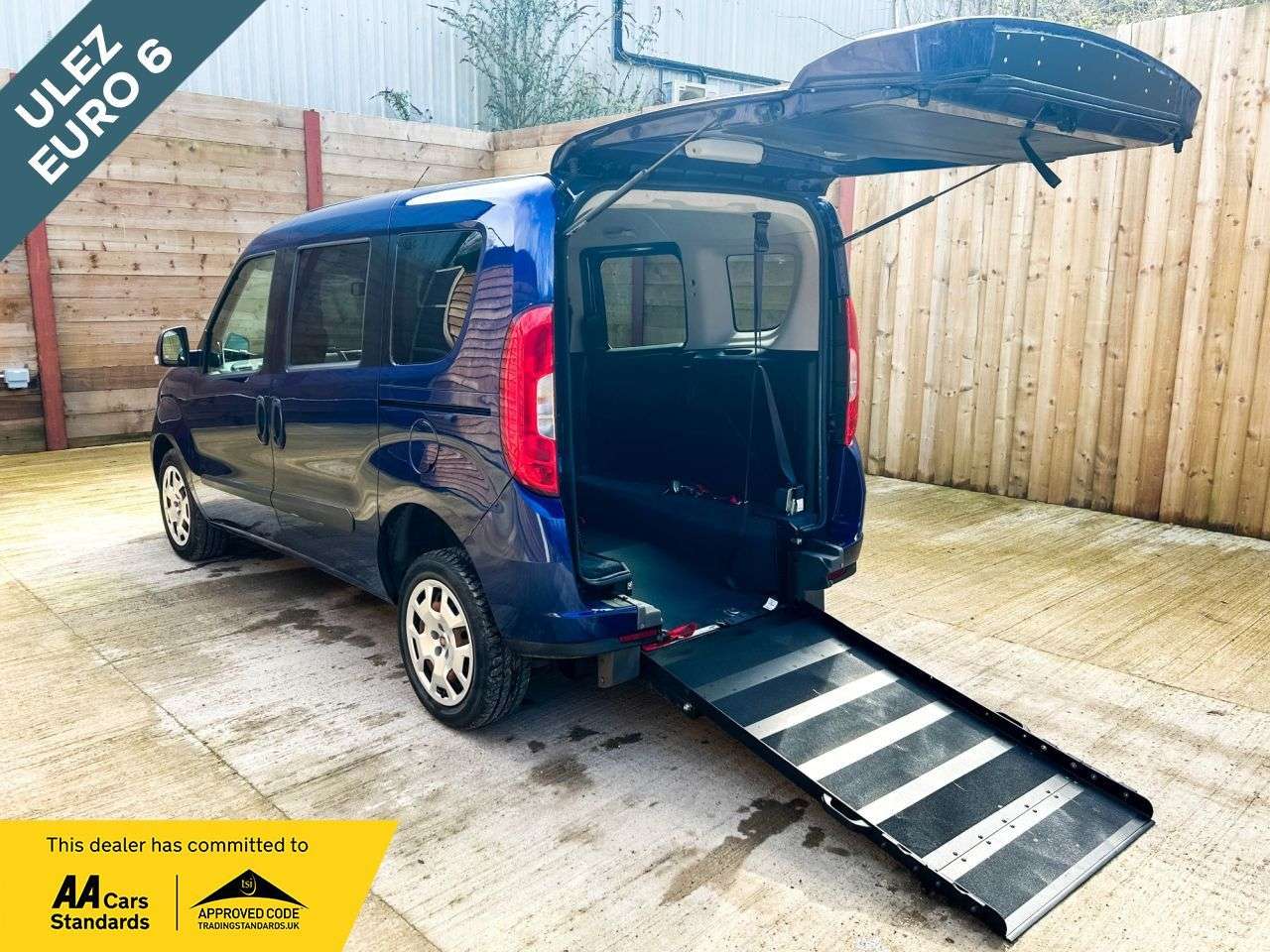 A 2020 FIAT DOBLO 3 Seat Wheelchair Accessible Disabled Access Vehicle WAV A 2020 FIAT DOBLO 3 Seat Wheelchair Accessible Disabled Access Vehicle WAV
