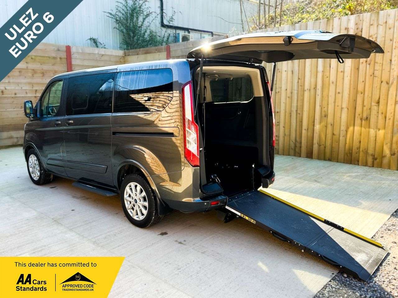 A 2020 FORD TOURNEO CUSTOM 4 Seat Auto Wheelchair Accessible Disabled access Vehicle WAV A 2020 FORD TOURNEO CUSTOM 4 Seat Auto Wheelchair Accessible Disabled access Vehicle WAV