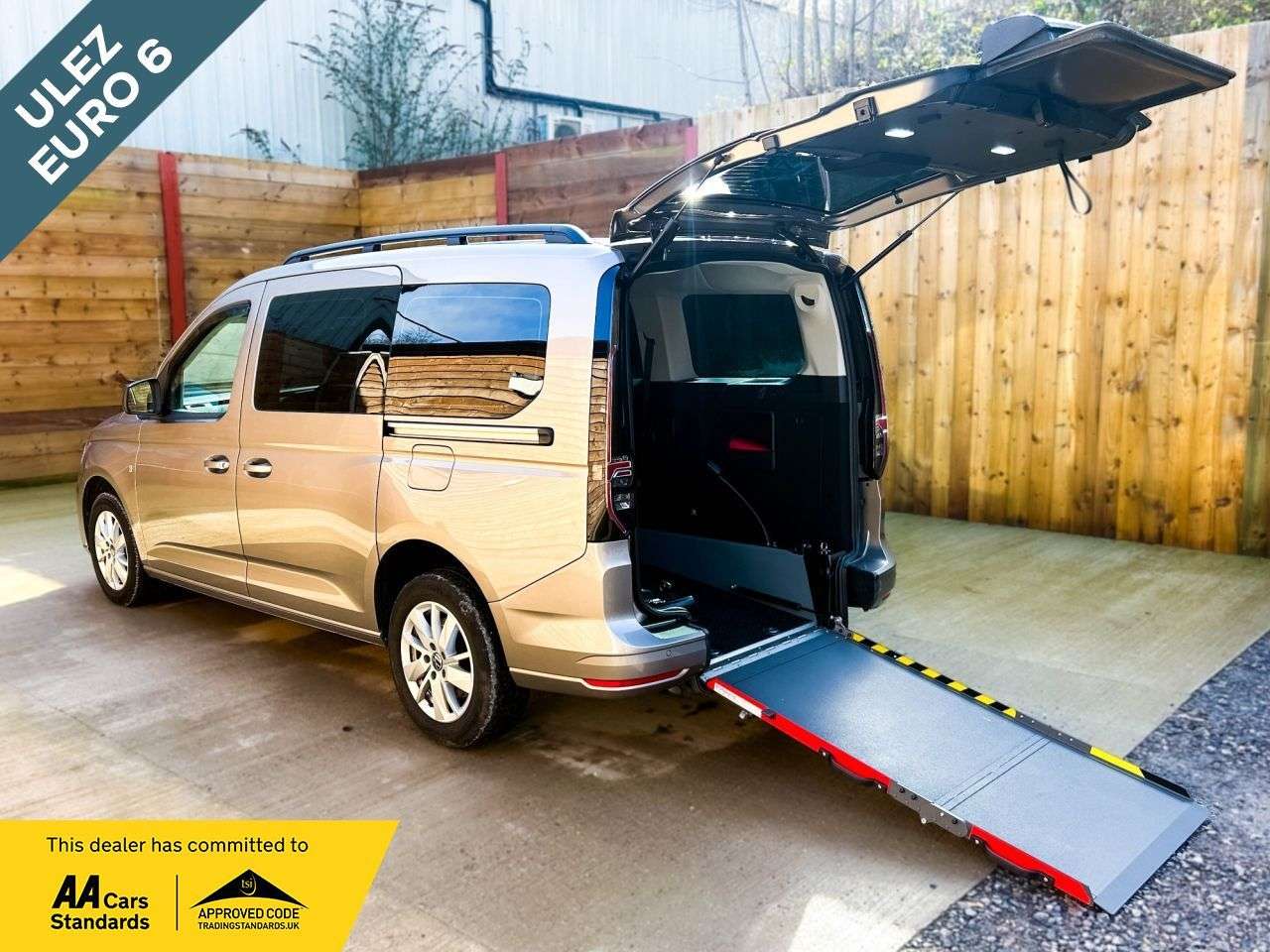 A 2023 VOLKSWAGEN CADDY MAXI 5 Seat Auto Petrol Wheelchair Accessible Disabled Access Vehicle WAV A 2023 VOLKSWAGEN CADDY MAXI 5 Seat Auto Petrol Wheelchair Accessible Disabled Access Vehicle WAV