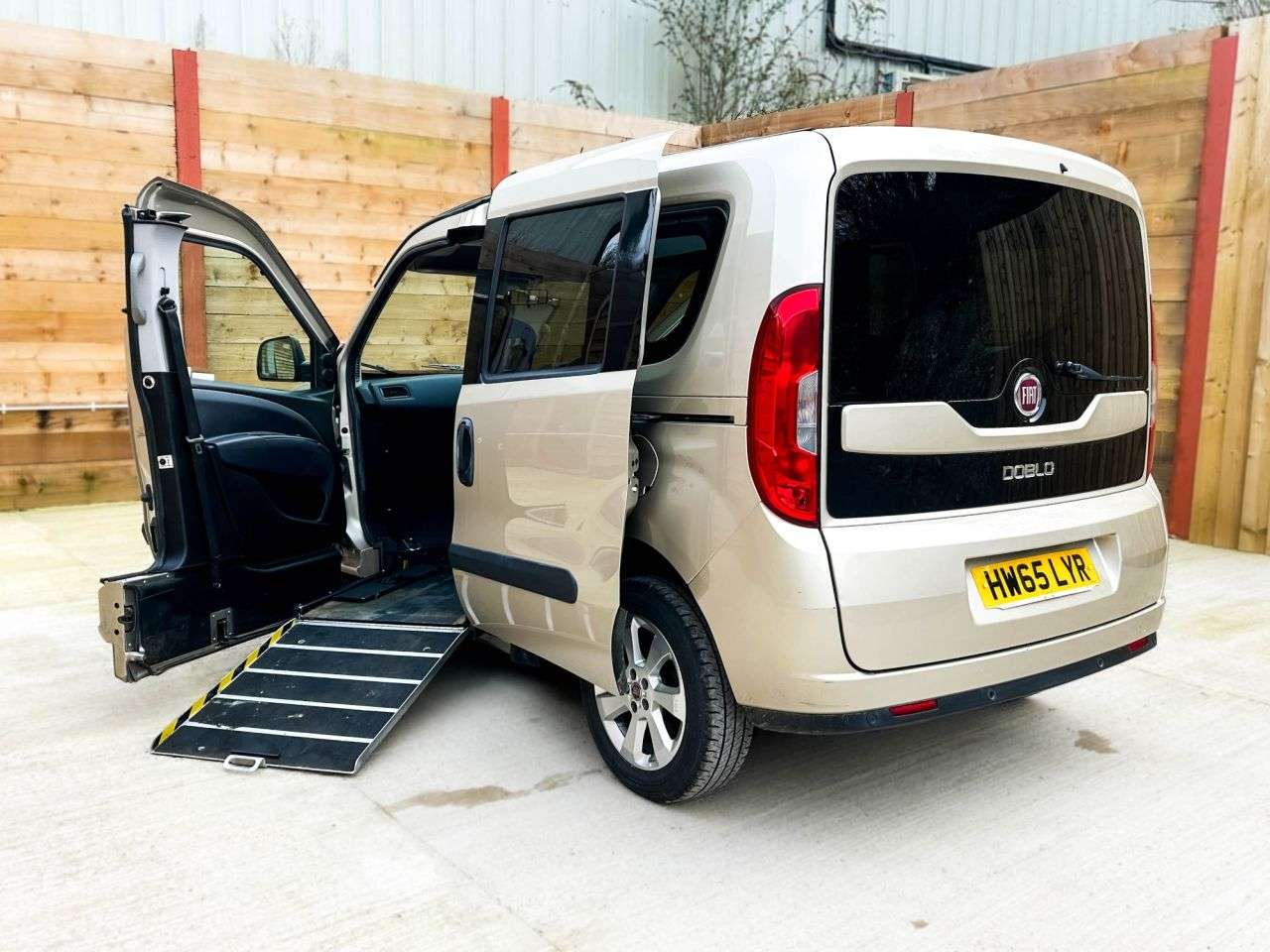 A 2015 FIAT DOBLO Side Entry Auto Wheelchair Accessible Disabled Access Vehicle WAV A 2015 FIAT DOBLO Side Entry Auto Wheelchair Accessible Disabled Access Vehicle WAV
