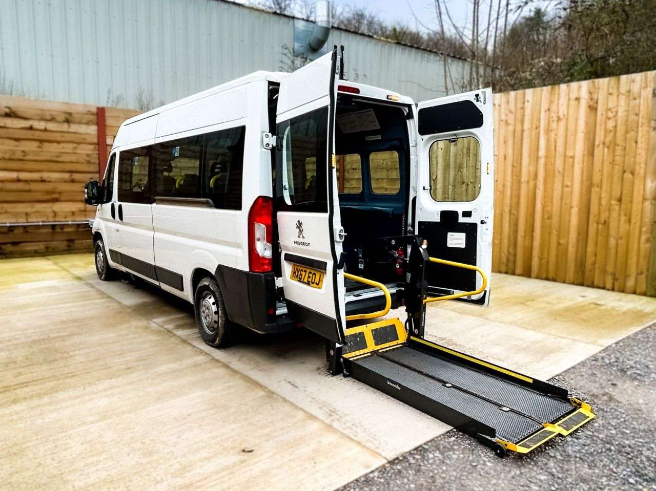A 2017 PEUGEOT BOXER 8 Seat 3.5T M1 Wheelchair Accessible Vehicle WAV Minibus A 2017 PEUGEOT BOXER 8 Seat 3.5T M1 Wheelchair Accessible Vehicle WAV Minibus