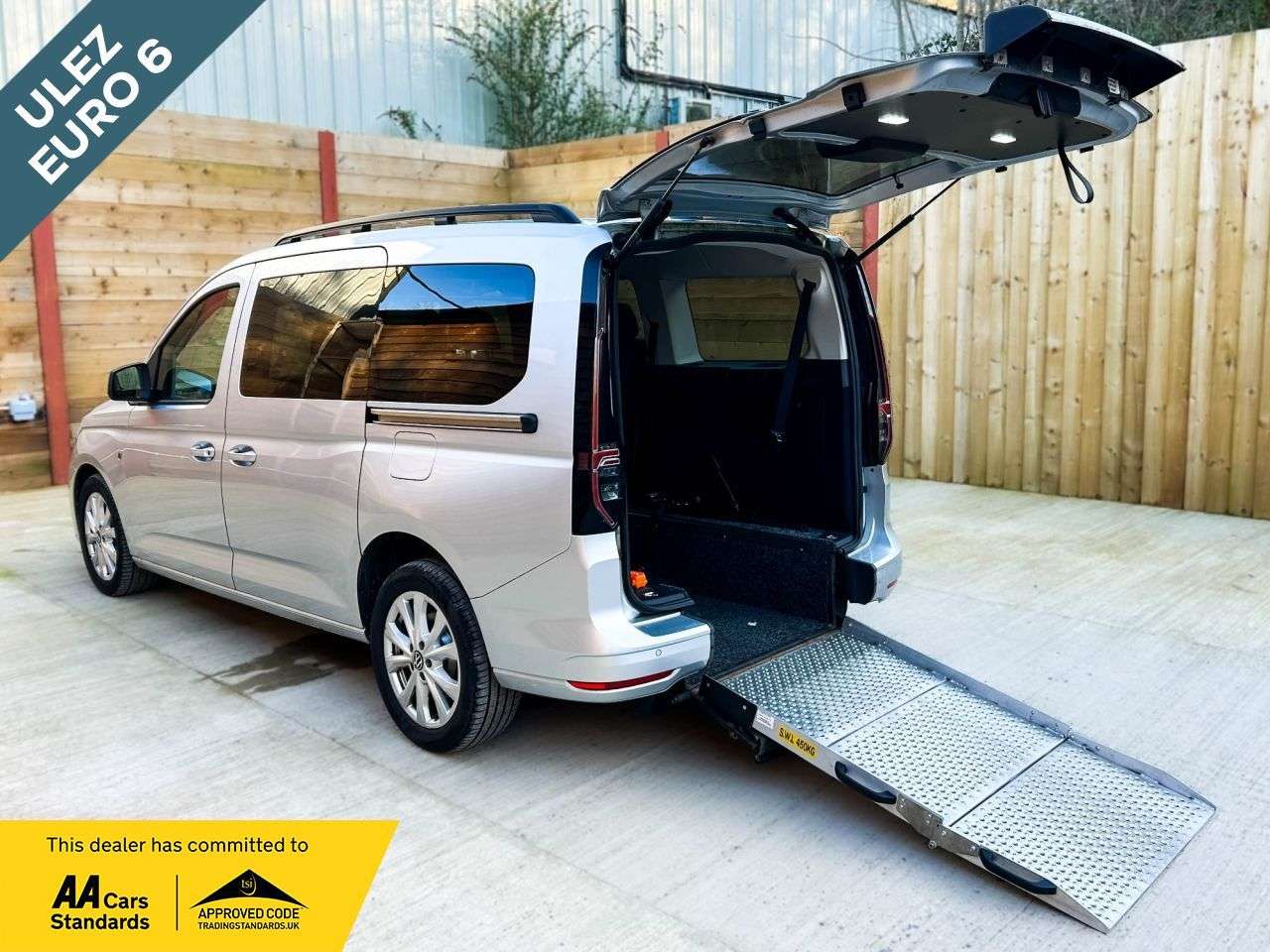 A 2022 VOLKSWAGEN CADDY MAXI 4 Seat Auto Wheelchair Accessible Disabled Access Vehicle WAV A 2022 VOLKSWAGEN CADDY MAXI 4 Seat Auto Wheelchair Accessible Disabled Access Vehicle WAV