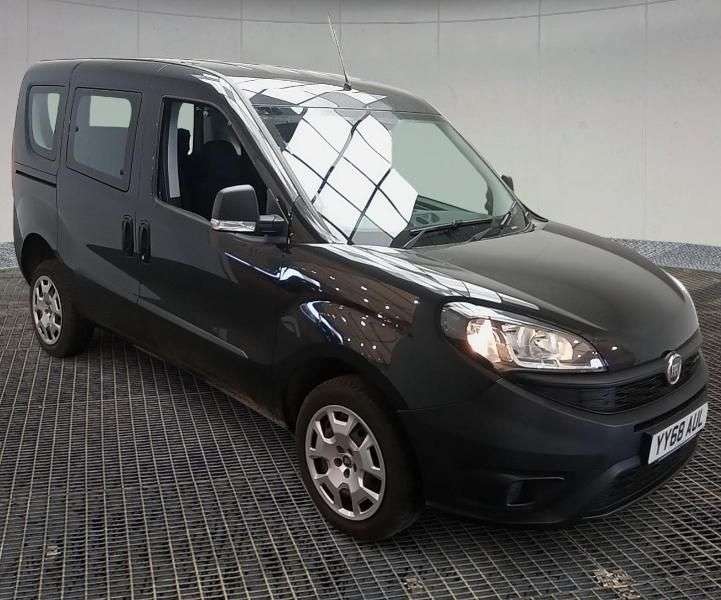 A 2018 FIAT DOBLO 3 Seat Petrol Wheelchair Accessible Disabled Access Vehicle WAV A 2018 FIAT DOBLO 3 Seat Petrol Wheelchair Accessible Disabled Access Vehicle WAV