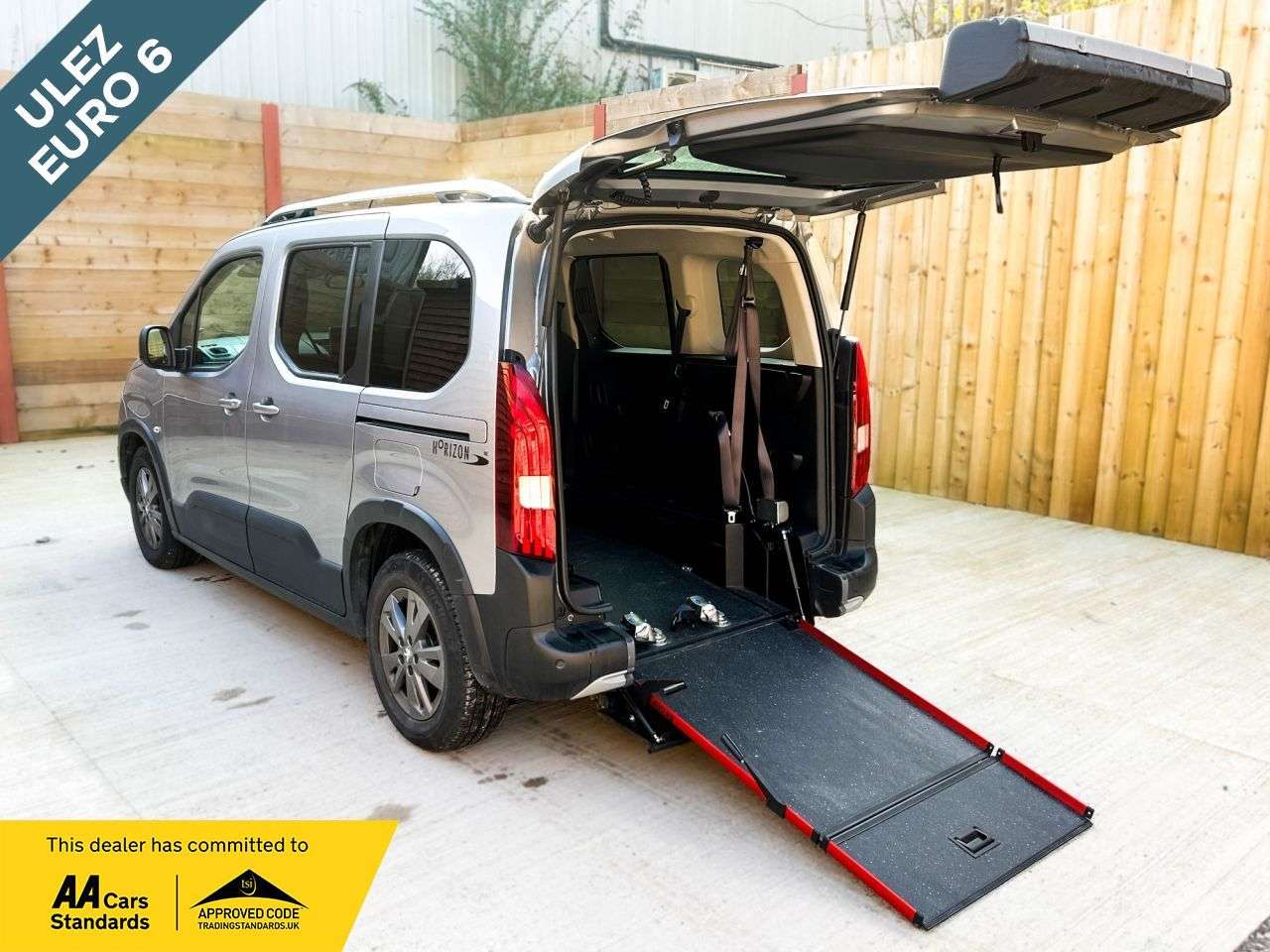 A 2022 PEUGEOT RIFTER 3 Seat Auto Wheelchair Accessible Disabled Access Vehicle WAV A 2022 PEUGEOT RIFTER 3 Seat Auto Wheelchair Accessible Disabled Access Vehicle WAV