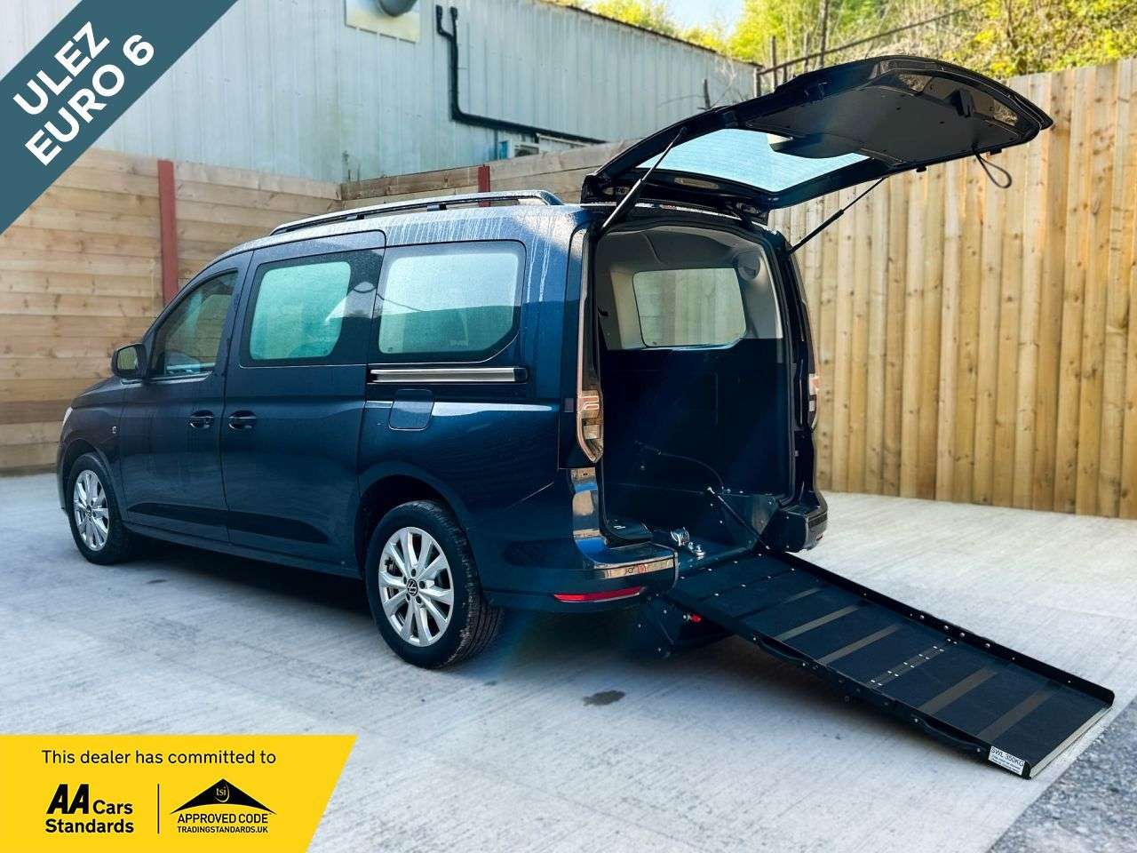 A 2022 VOLKSWAGEN CADDY MAXI 4 Seat Auto Wheelchair Accessible Disabled Access Vehicle WAV A 2022 VOLKSWAGEN CADDY MAXI 4 Seat Auto Wheelchair Accessible Disabled Access Vehicle WAV