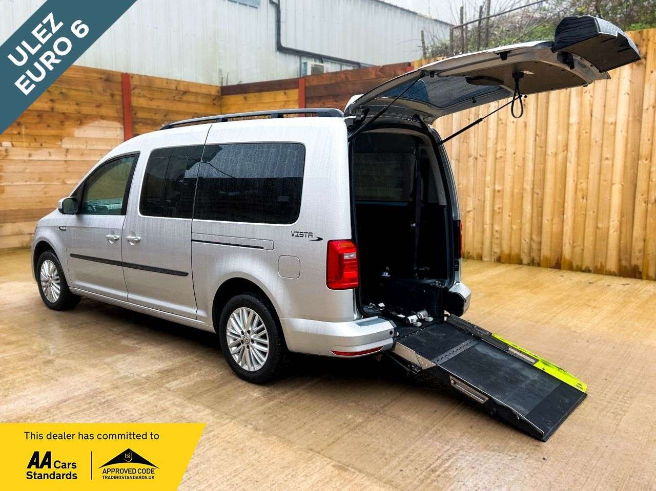 A 2020 VOLKSWAGEN CADDY MAXI LIFE 5 Seat Auto Wheelchair Accessible Disabled Access Vehicle WAV A 2020 VOLKSWAGEN CADDY MAXI LIFE 5 Seat Auto Wheelchair Accessible Disabled Access Vehicle WAV