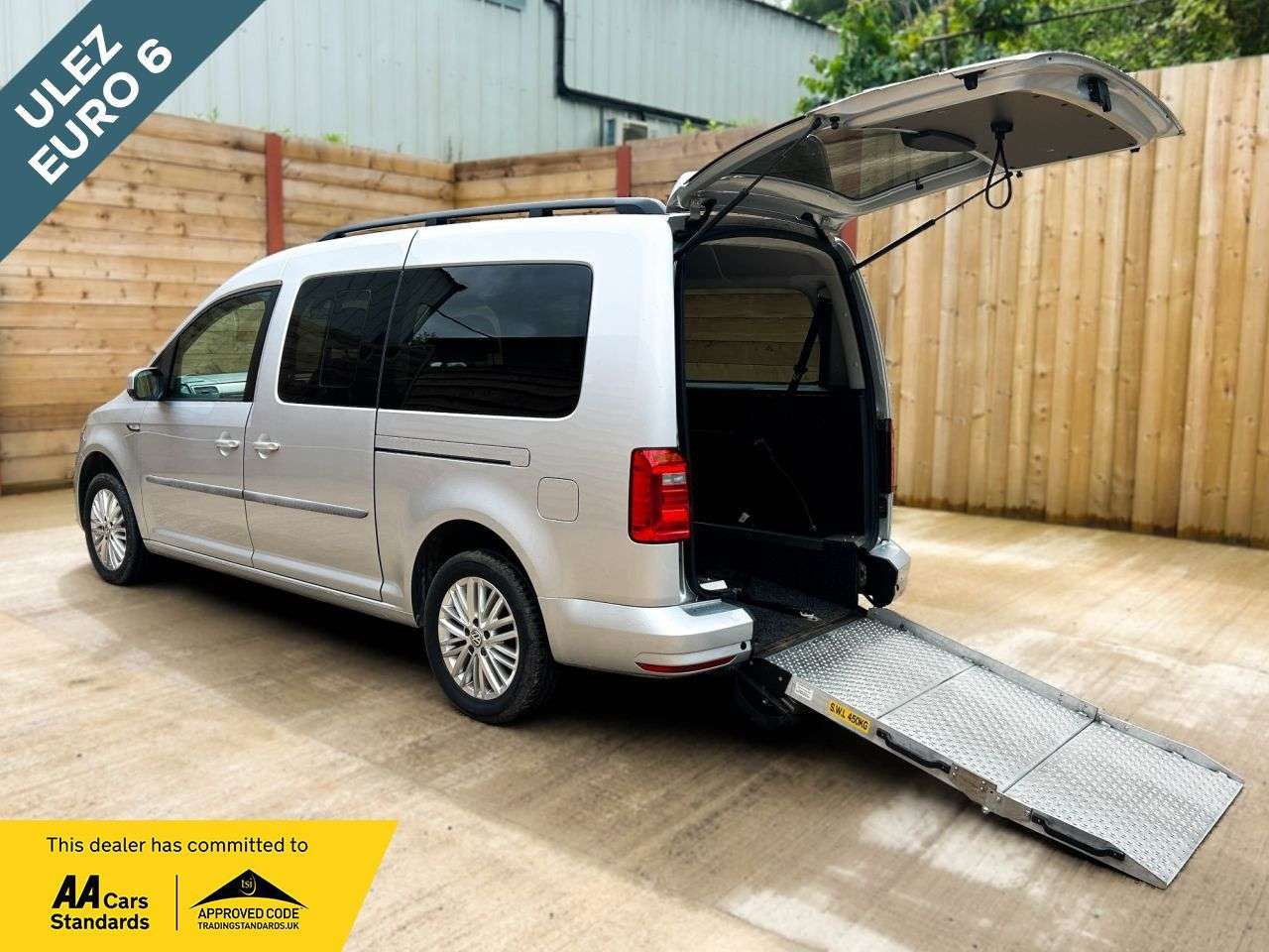 A 2019 VOLKSWAGEN CADDY MAXI LIFE 5 Seat Auto Wheelchair Accessible Disabled Access Vehicle WAV A 2019 VOLKSWAGEN CADDY MAXI LIFE 5 Seat Auto Wheelchair Accessible Disabled Access Vehicle WAV