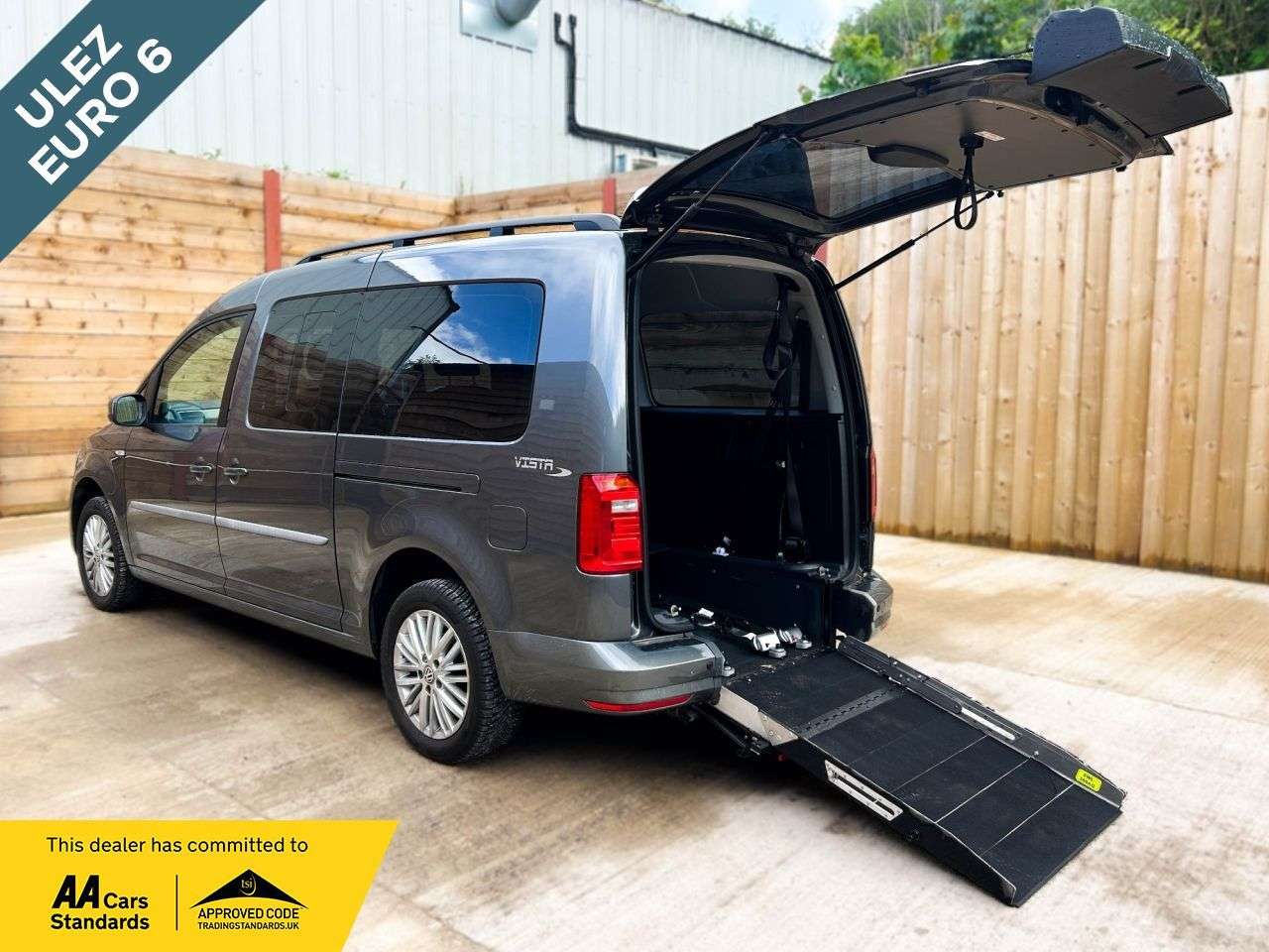 A 2019 VOLKSWAGEN CADDY MAXI LIFE 5 Seat Petrol Auto Wheelchair Accessible Disabled Access Vehicle WAV A 2019 VOLKSWAGEN CADDY MAXI LIFE 5 Seat Petrol Auto Wheelchair Accessible Disabled Access Vehicle WAV