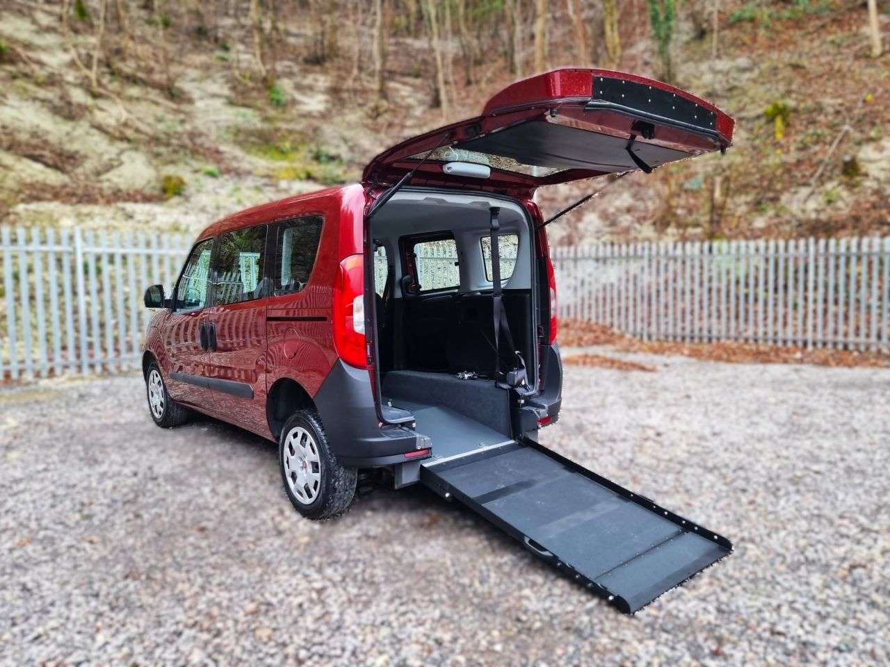 A 2018 FIAT DOBLO 4 Seat Wheelchair Accessible Disabled Access Vehicle WAV A 2018 FIAT DOBLO 4 Seat Wheelchair Accessible Disabled Access Vehicle WAV