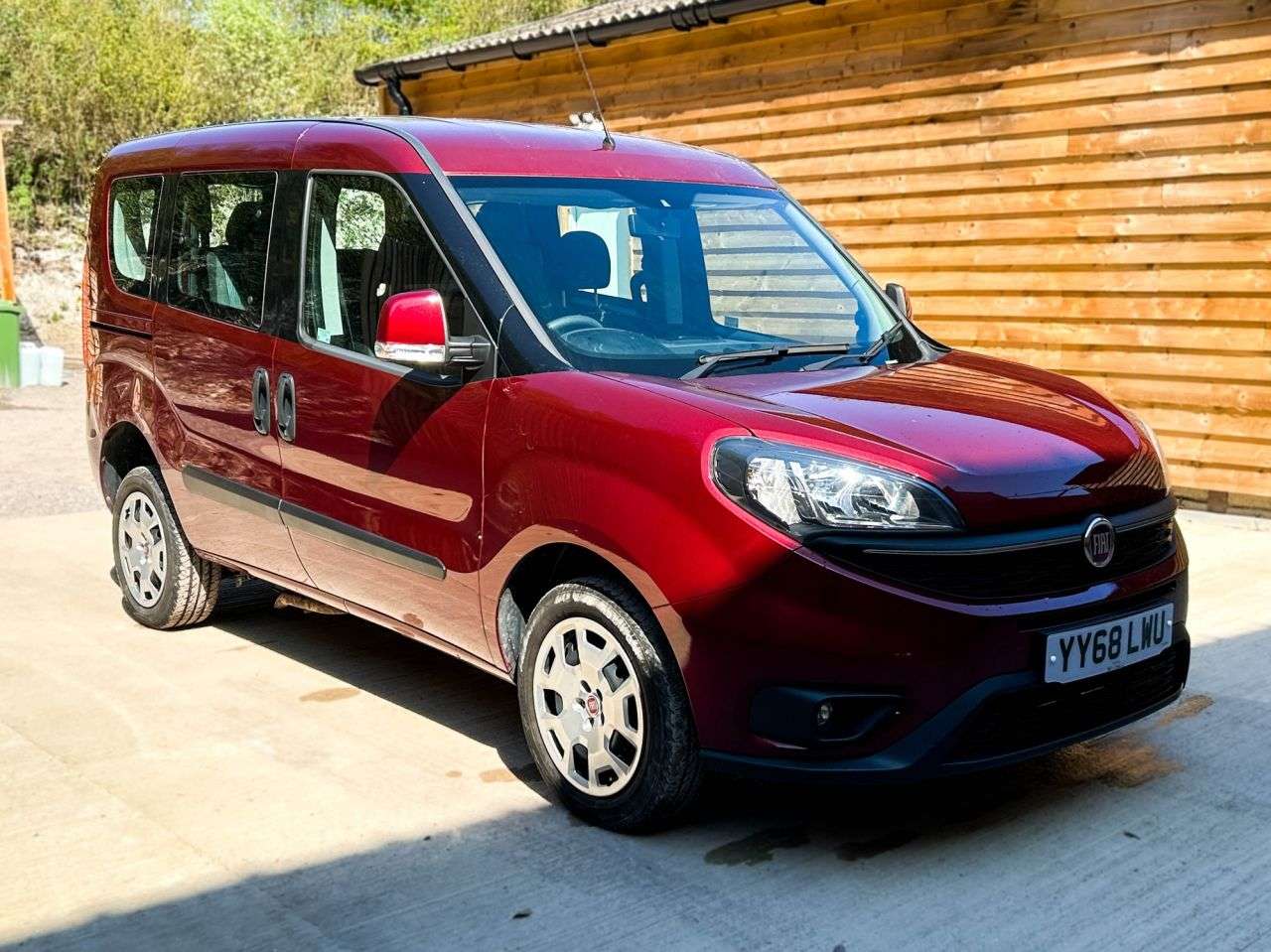 A 2018 FIAT DOBLO 4 Seat Wheelchair Accessible Disabled Access Vehicle WAV A 2018 FIAT DOBLO 4 Seat Wheelchair Accessible Disabled Access Vehicle WAV