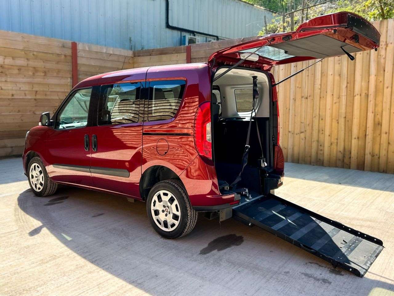 A 2018 FIAT DOBLO 4 Seat Wheelchair Accessible Disabled Access Vehicle WAV A 2018 FIAT DOBLO 4 Seat Wheelchair Accessible Disabled Access Vehicle WAV
