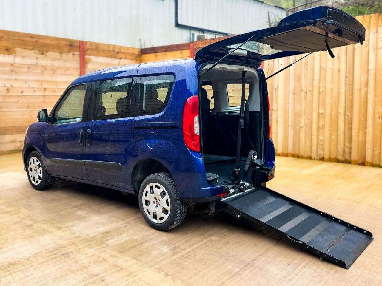 A 2017 FIAT DOBLO 4 Seat Wheelchair Accessible Disabled Access Vehicle WAV A 2017 FIAT DOBLO 4 Seat Wheelchair Accessible Disabled Access Vehicle WAV