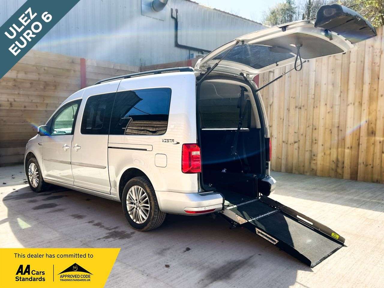 A 2019 VOLKSWAGEN CADDY MAXI LIFE 5 Seat Auto Wheelchair Accessible Disabled Access Vehicle WAV A 2019 VOLKSWAGEN CADDY MAXI LIFE 5 Seat Auto Wheelchair Accessible Disabled Access Vehicle WAV