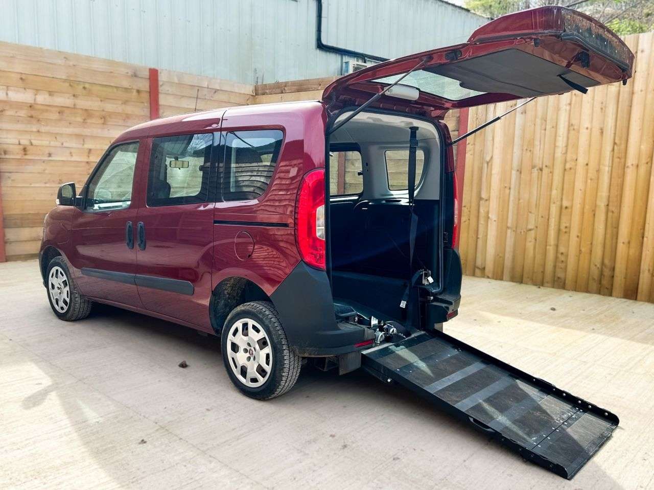 A 2019 FIAT DOBLO 3 Seat Wheelchair Accessible Disabled Access Vehicle WAV A 2019 FIAT DOBLO 3 Seat Wheelchair Accessible Disabled Access Vehicle WAV