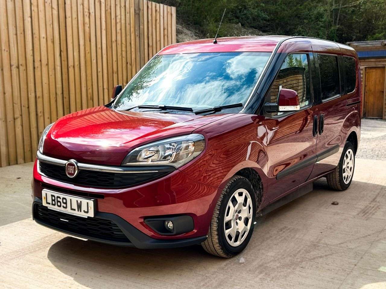 A 2019 FIAT DOBLO 4 Seat Side Entry Wheelchair Accessible Disabled Access Vehicle WAV A 2019 FIAT DOBLO 4 Seat Side Entry Wheelchair Accessible Disabled Access Vehicle WAV