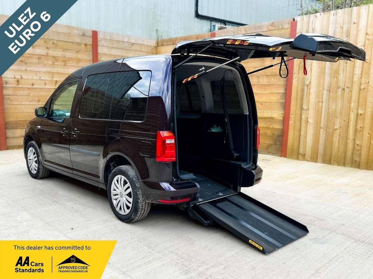 A 2018 VOLKSWAGEN CADDY LIFE Petrol Auto Driver Transfer Wheelchair Accessible Vehicle WAV A 2018 VOLKSWAGEN CADDY LIFE Petrol Auto Driver Transfer Wheelchair Accessible Vehicle WAV